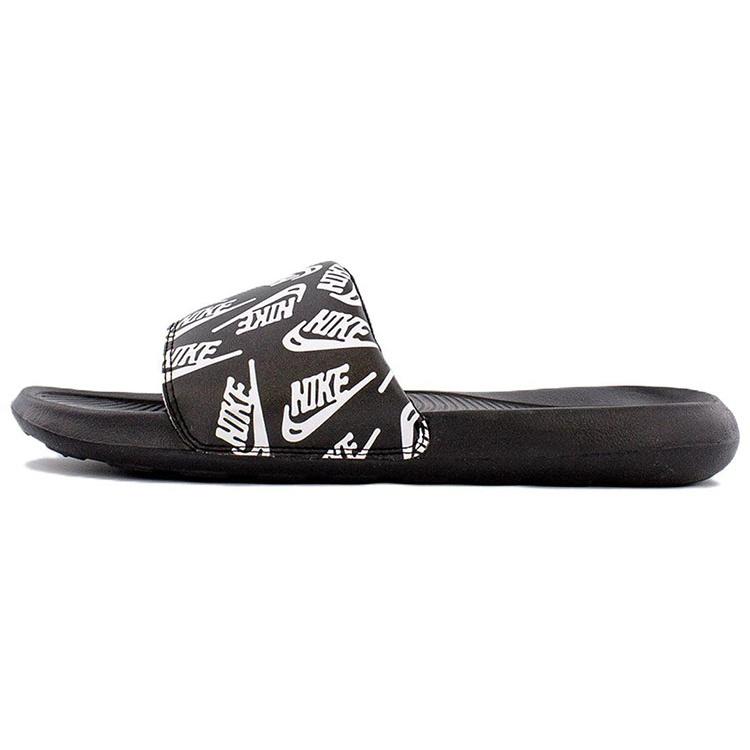 Nike Victori One Slide Repeat Logo - Black White Men s CN9678-008 EU 38.5