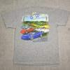 Bloomington Gold Corvettes USA Grafik T-Shirt Herren Medium Grau Grafikdruck