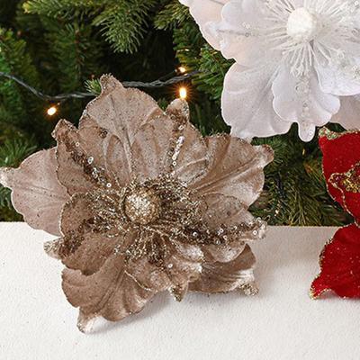 Christmas Poinsettia Christmas Decoration Tree Hanging Ornament New
