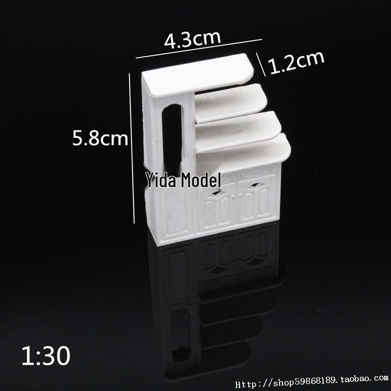 1:30 Scale DIY Construction Sand Table Model Materials for Students: Indoor Furniture, Bed, Wardrobe, Table, Sofa