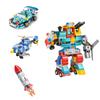 Robot Building Transformable Block Model Intelligent Educational Assembly Toy