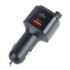 Samochodowy Adapter Bluetooth V5.0 Nadajnik Bluetooth FM Odtwarzacz Muzyki MP3 z Podwójnym Portem Ładowania USB