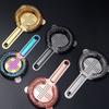 Cross Shape Cocktail Strainer 304 Stainless Steel Bar Tool Ice Separator Bar Strainer  Mixologists