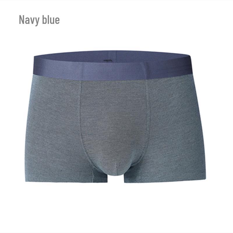 Bamboo Fiber Men s Seamless Mid-Waist Boxer Briefs - Breathable and Comfortable XL 60-70kg