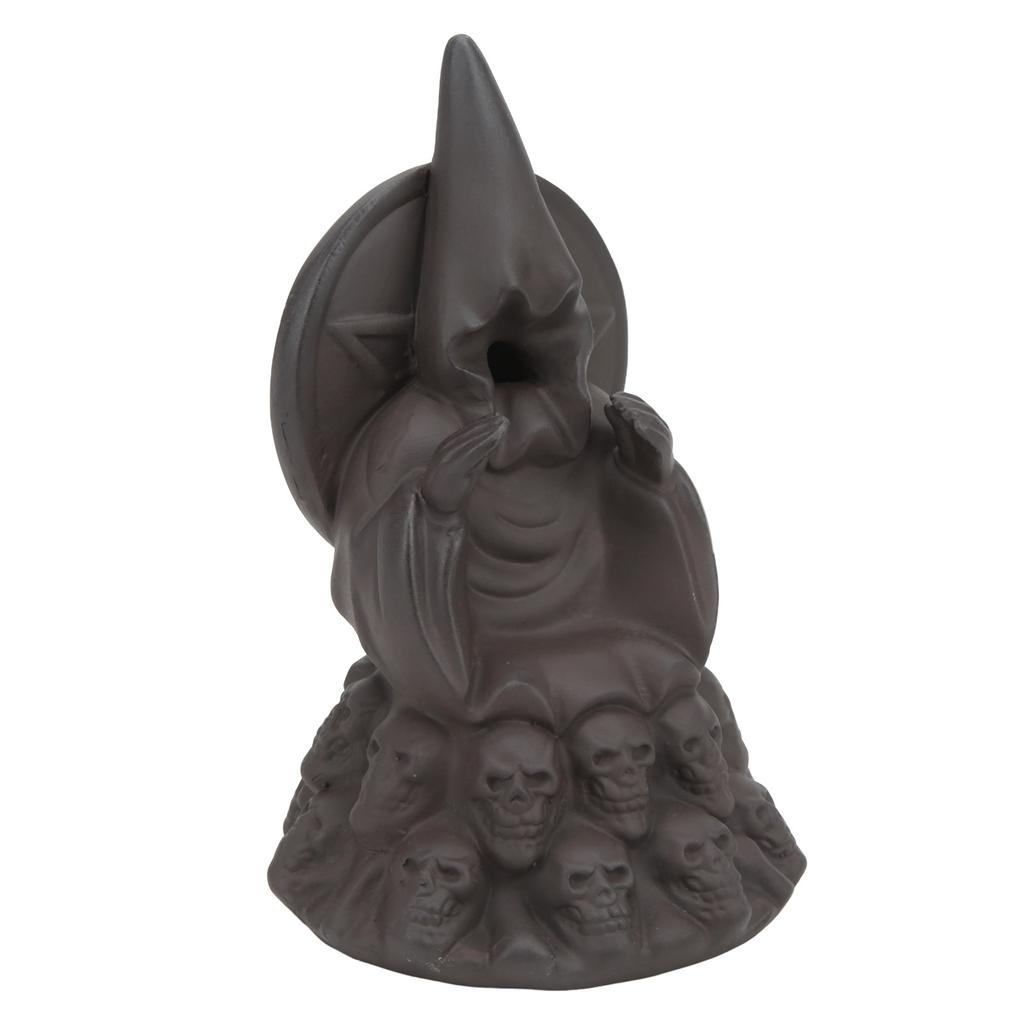 Dödskalle Vattenfall Rökelsehållare Ny Design Handgjord Keramisk Rökelsehållare Backflow för Sovrum Studier Kontor