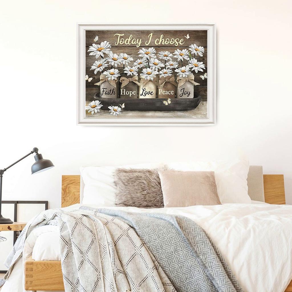 Frameless Flower Vase Canvas Painting Plant Posters And Prints For Living Room Bedroom Wall Art Pictures Home Decor