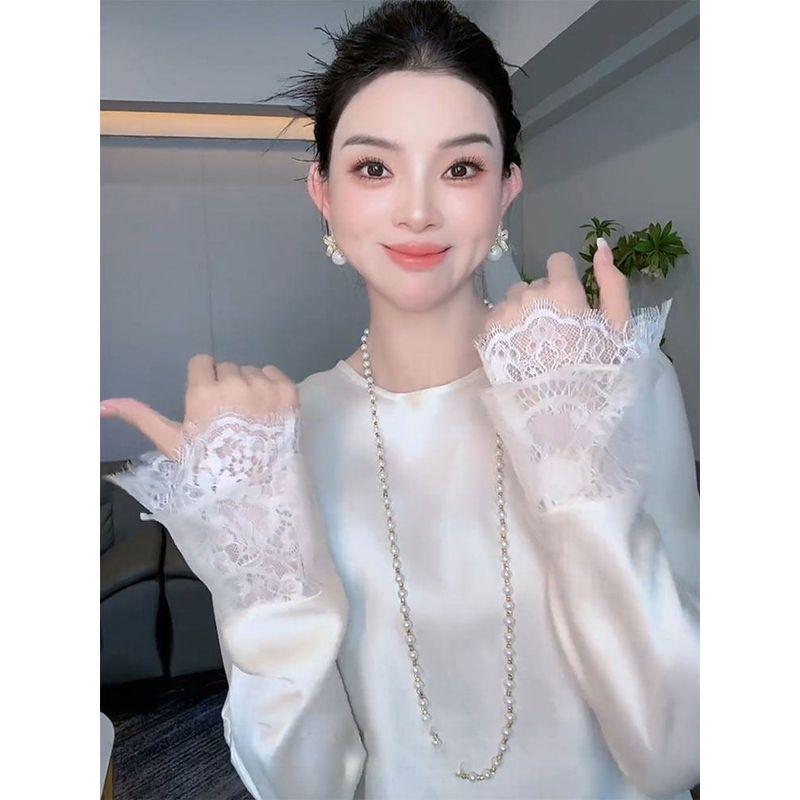 2026 Early Spring New Style New Chinese-Style National Fashion Top, Youthful Retro Improved Tang Suit, Light Luxury High-End Blouse White Top S