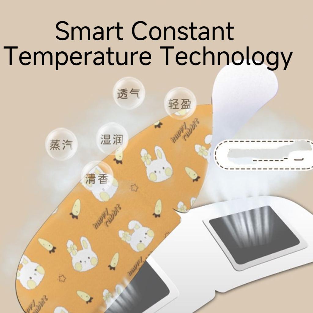 Steam Eye Mask with Essential Oils  - Self-Heating Warm Compress for Dry Eyes & Dark Circles, Relaxing Spa Treatment for Better Sleep