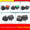 KCD5 Double Rocker Boat-Shaped Power Switch, 2 Switches, 4 Pins, 2 Positions