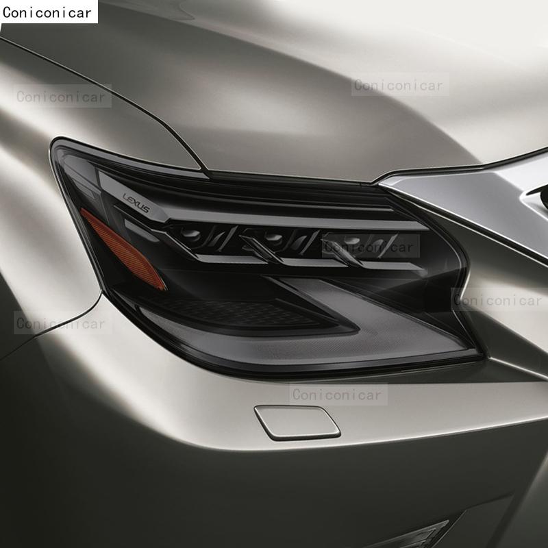 Car Headlight Protection Smoked Black Tint Anti-Scratch Protective Film TPU Stickers For LEXUS GX 460 2015- Accessories