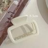 Square Small Grab Clip, Female Hair Grab, Back Of Head, Disc Hair Clip, Semi-Tie Hair Clip, Shark Clip, Headdress.