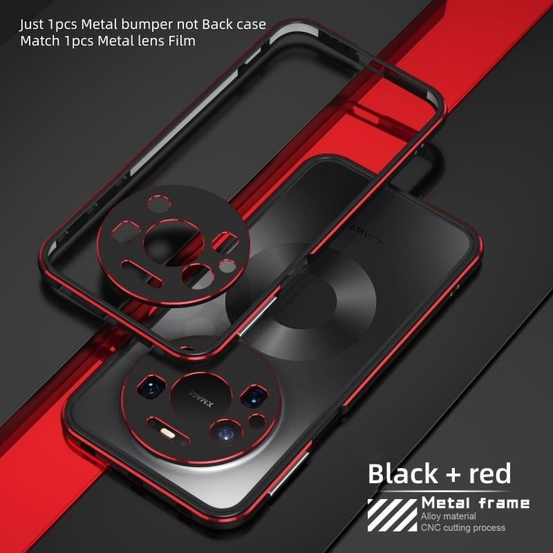 Luxury Metal Bumper Case for Huawei Mate 80 Pro Max / 80 Pro / Mate 80 Aluminium Frame Cover + Metal Lens Protection Film Opp Bag&For Huawei Mate 80 Pro Max 5G 6.9