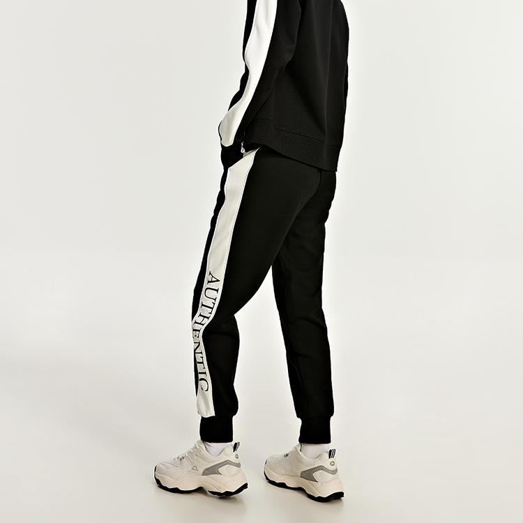 Kappa Sports Pants Autumn White Striped Spliced Slim Fit Joggers Women pants K0D62AK30