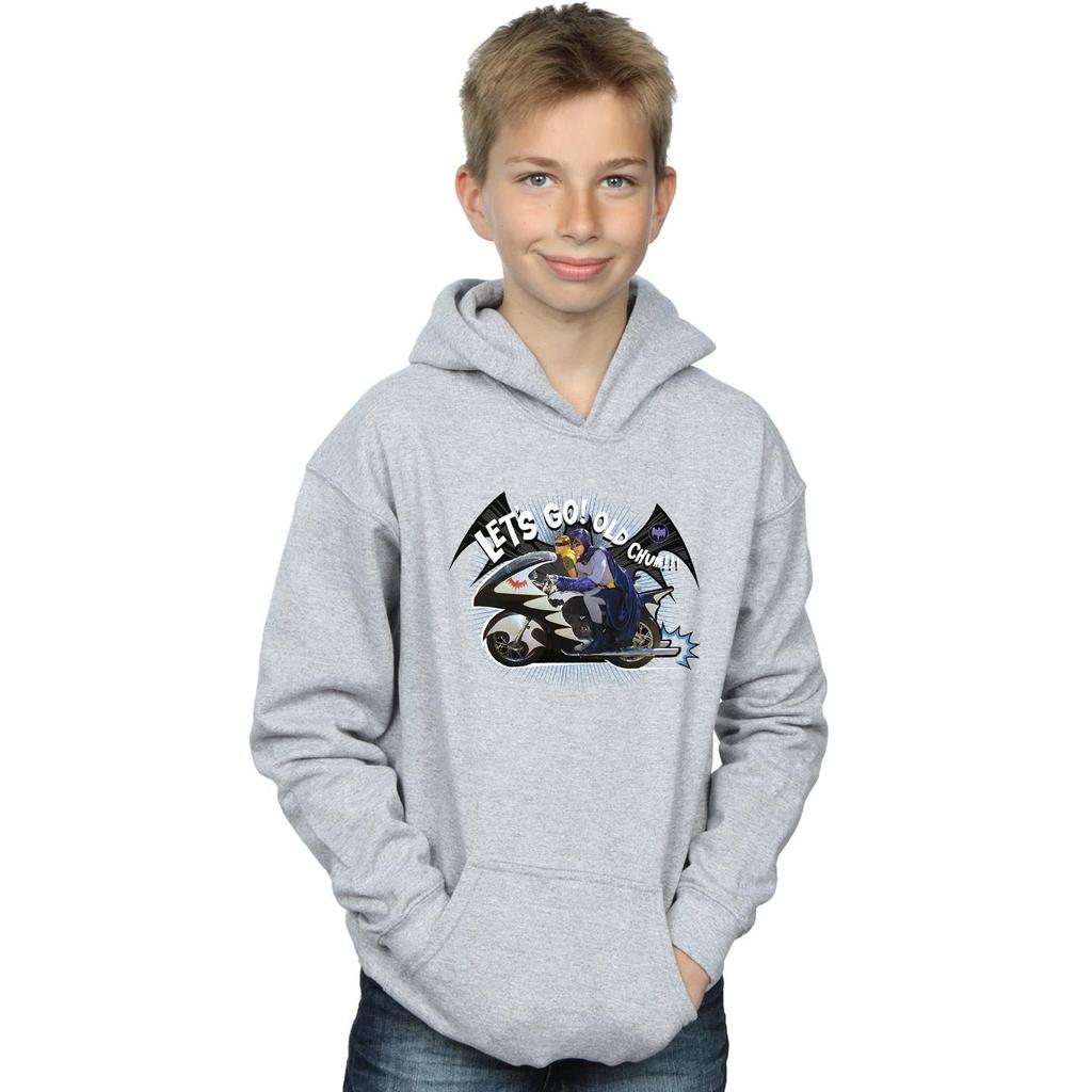 DC Comics Boys Batman TV Series Bat Bike Hoodie