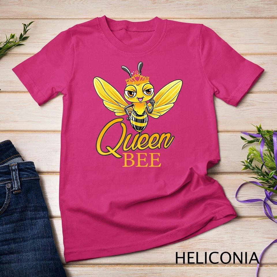 Queen Bee Crown Honey Bee Hive Gift T-Shirt Unisex T-shirt 4