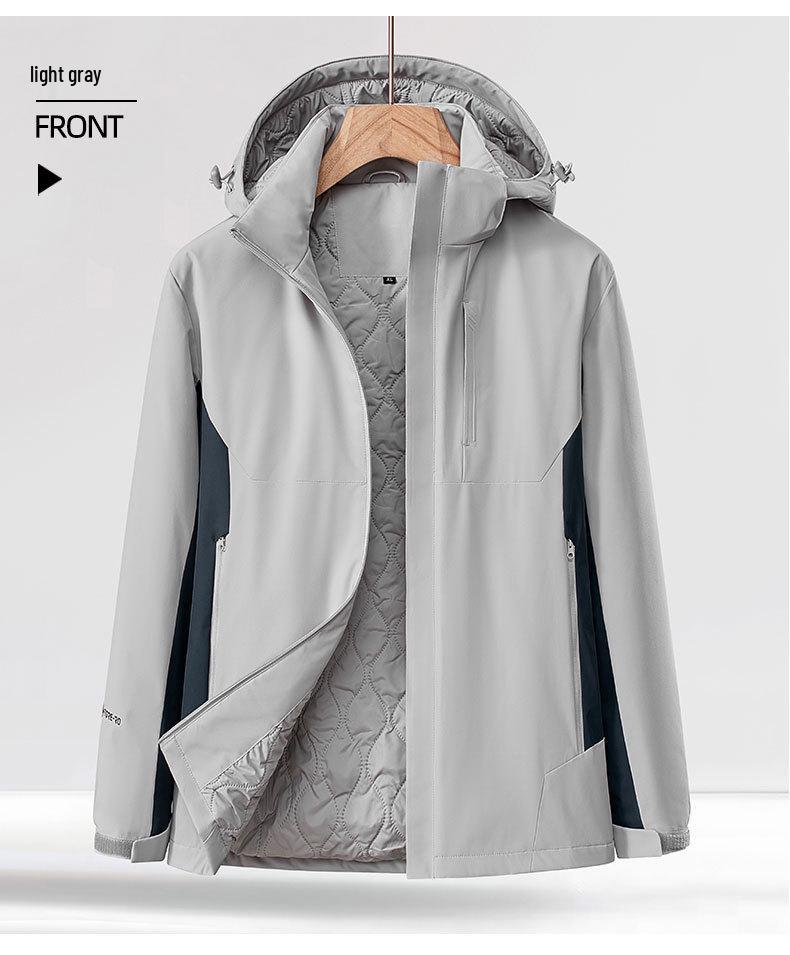 Unisex 2026 Winter Ski Jacket: Thick, Warm, Hooded Coat for Mountaineering