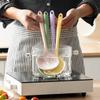 Silicone Soup Ladle - Non-Stick Cooking & Serving Spoon with Long Handle
