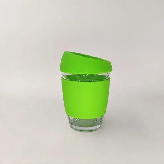 Silica Gel Glass Coffee Cup Cork Set of Insulation Against the Hot Ideas with Cup