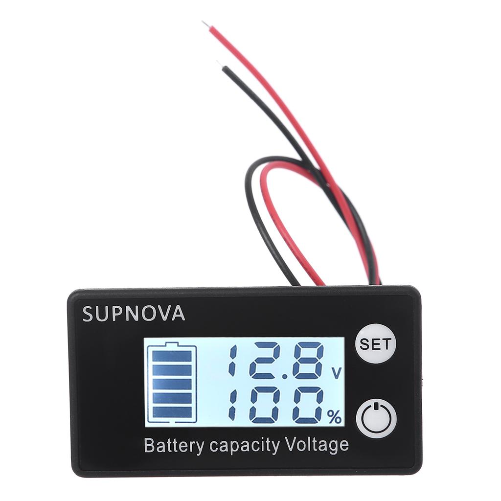 Lithium Voltmeter Voltage Gauge Car Motorcycle 12V 24V 48V 60V Battery Indicator