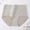 Women S High Waist Cotton Floral Briefs Long Crotch Antibacterial Underwear