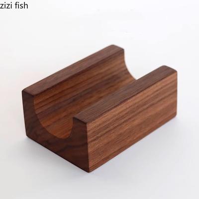 Creative Wooden Tableware Restaurant Sushi Holder Sea Urchin Base U-shaped Molecular Cuisine Specialty Japanese Tableware