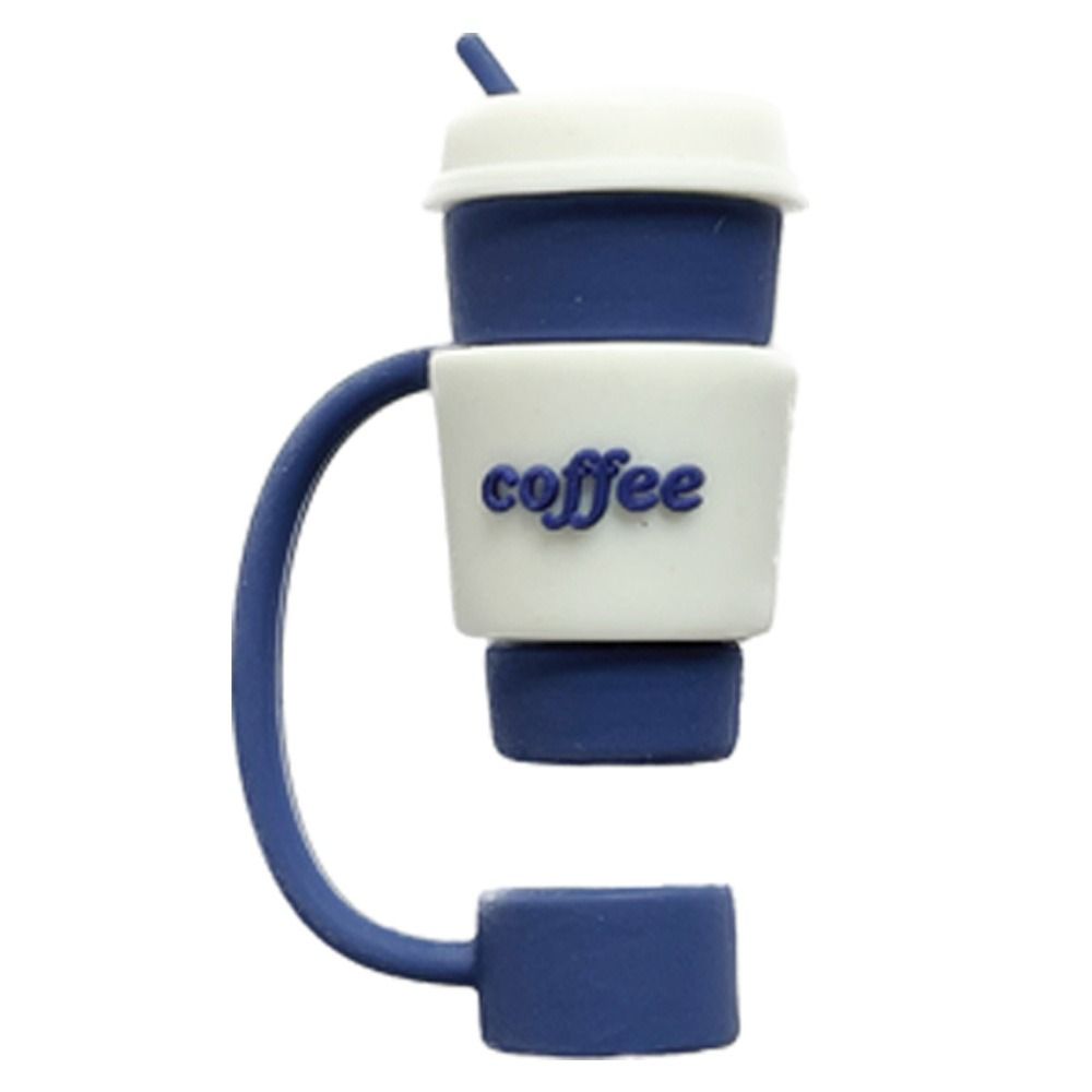 Silicone Straw Topper Splash Proof Straw Dust Cap Drinkware Straw Cover  Straw Decoration