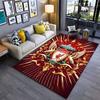 Golden Liverpool Emblem Carpet Suitable As a Non-slip Mat for the Living Room or Bedroom Sofa