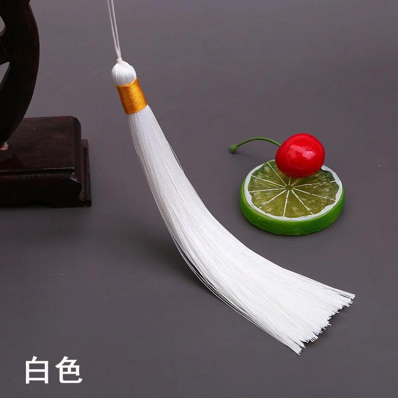 17CM Long Tassel Spike Chinese Clothing DIY Accessories Musical Instrument Pendant Ice Silk Vertical Spike Tassels for Crafts