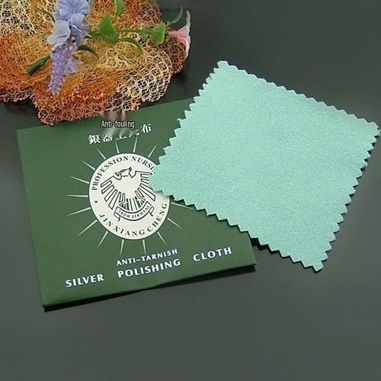 Anti-Tarnish Silver Polishing Cloth for 925 Silver - Available in Random Colors, 10+ Pieces