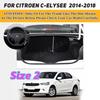 Custom High Quality Car Trunk Mat For Citroen C-Elysee 2014 2015 2016 2017 2018 Anti Dirty Durable Leather Carpet Protective Pad