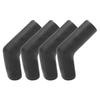 4PCS Motorcycle Gear Shift Lever Shoe Protector Rubber Anti Slip Universal for Street Dirt Bikes ATVs Black