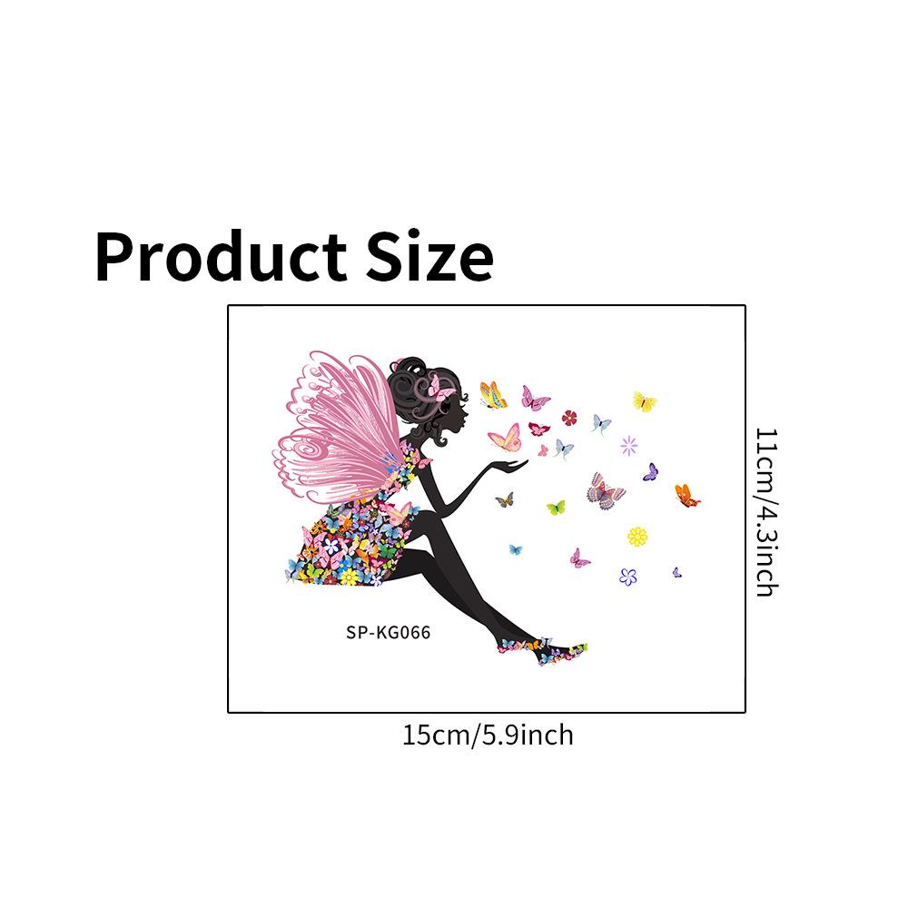 

Наклейка на стену «Сказочная бабочка» Shangyi — самоклеящееся украшение для выключателей в гостиной и спальне 11x15 cm