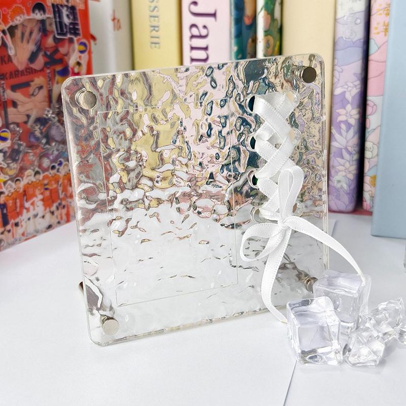 Ins-Stil Fotorahmen Acryl Transparent Photokartenhalter Magnetischer Bilderrahmen Idol-Karten-Display Photokartenständer Ausstellungsständer