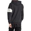 adidas Ανδρικά Φούτερ με Κουκούλα Color Block με Μισό Φερμουάρ Μαύρο IP9488