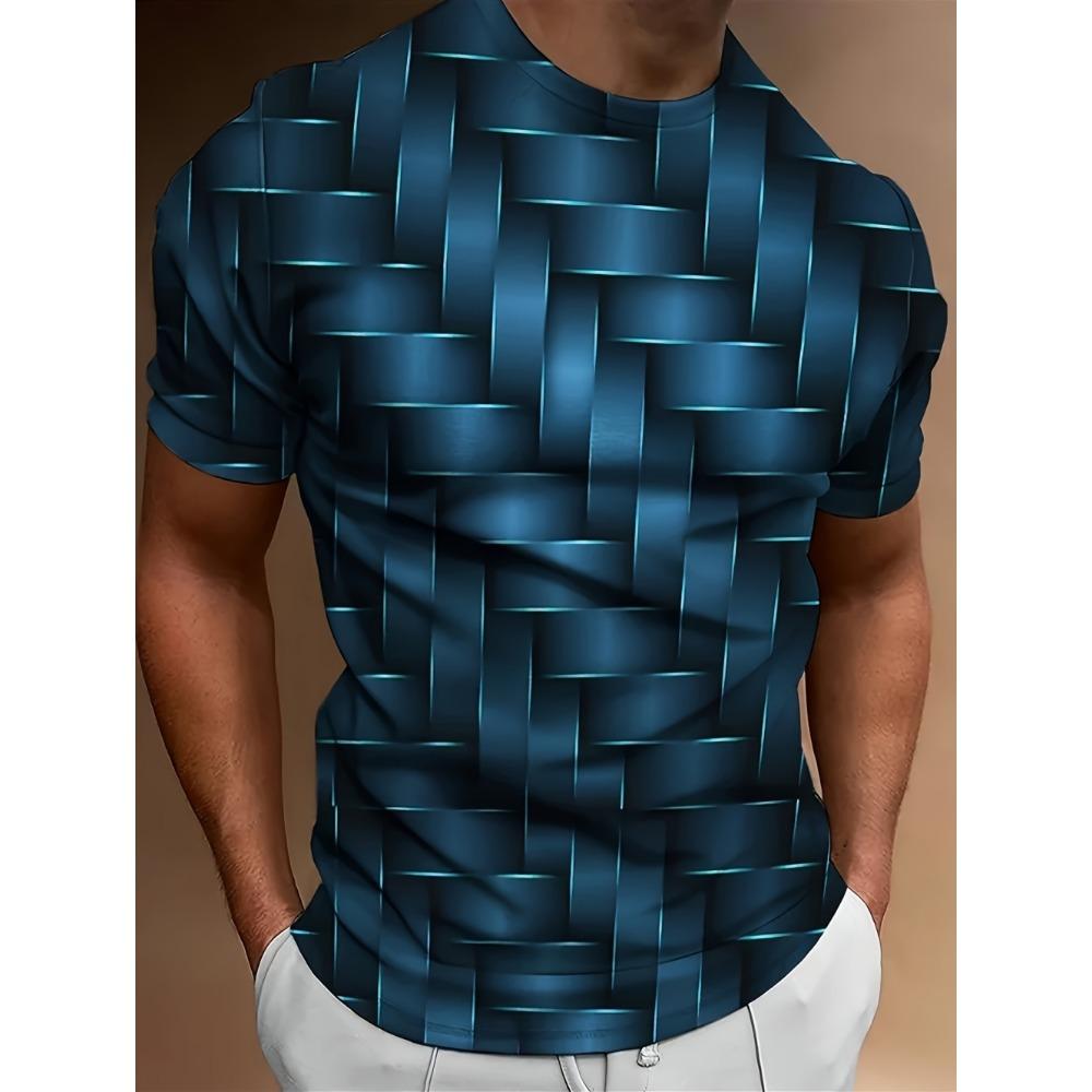 3D Printing of Men's Summer Short Sleeved T-shirt