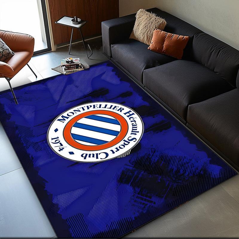 1PC rug Montpellier Sport Club Carpet, Chair Rug,Area Rug for Office Bedroom living rooms bedroom, Doormat decor Christmas fan gifts