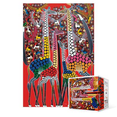 108-piece Jigsaw Puzzle / Giraffe (mini), Popular Korean Puzzle