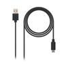 Nanocable USB A To USB C Cable NANOCABLE 10.01.210 Black 2 M