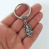 Exquisite Elephant Trunk Buddha Bodhisattva Pendant Keychain for Women Men Family Friends Buddhist Belief Amulet Jewelry Gifts