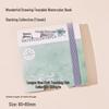 Blue Fruit Acrylic Cardstock Drawing & Doodling Mini Watercolor Pocket Book with Thickened Blank Pages