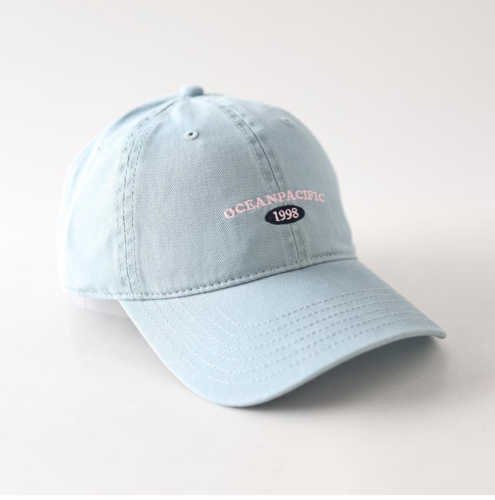 Fashion Hat Simple Soft Top Letter Embroidered Baseball Cap for Men and Women Couples Niche Fashion Casual Versatile Shade Cap