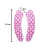 Silicone World 1 Pair Reusable Warm Toilet Seat Filling Washable Bathroom Mat Seat Cover Thick Cartoon Sticky Toilet Cushion
