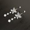 Butterfly Zircon Navel Ring Stainless Steel Belly Button Ring Body Piercing Jewelry  Gift