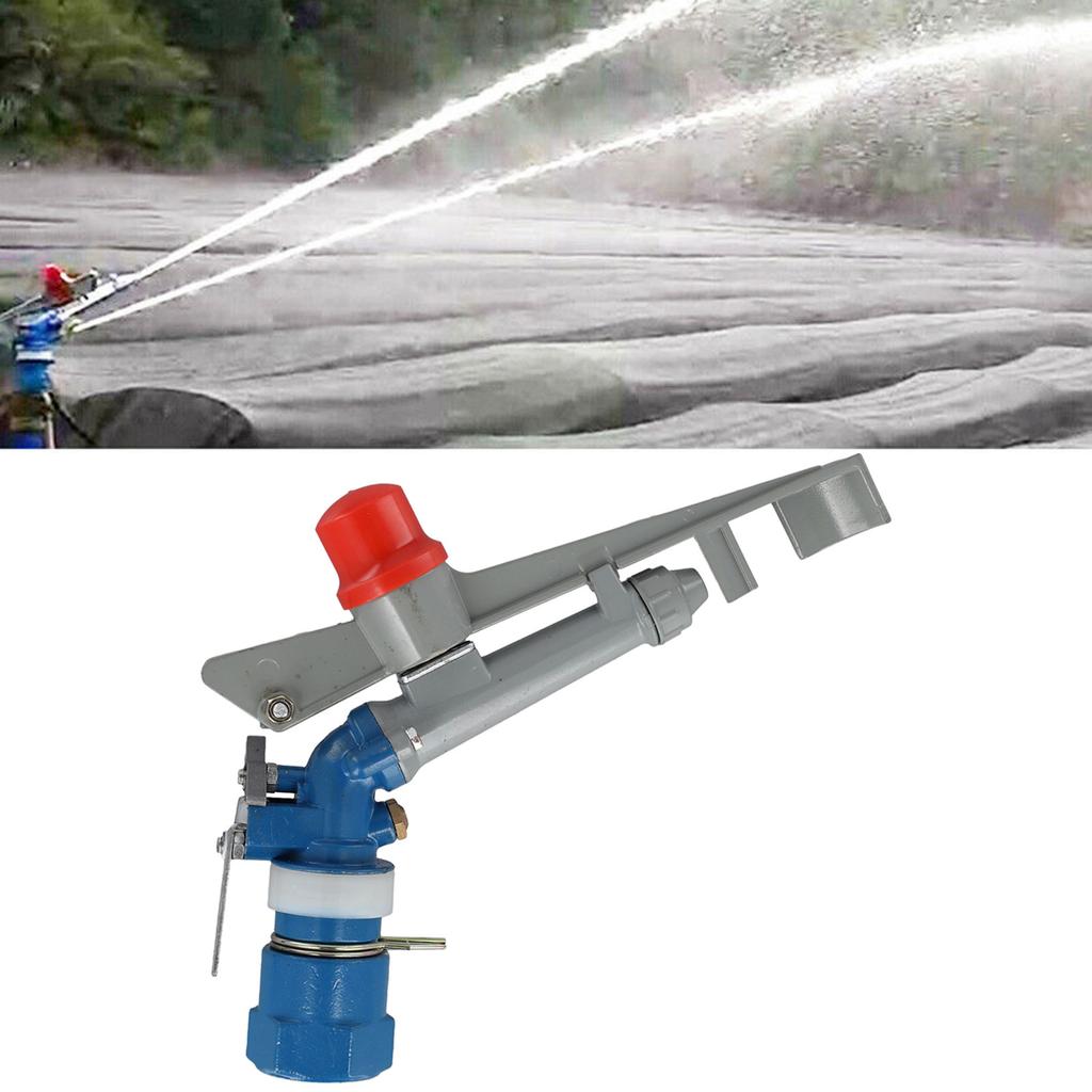 Irrigation Sprinkler 1 Inch Adjustable 360 Degree Spray Device for Agriculture Green Belts and Industrial Dust Removal Watering