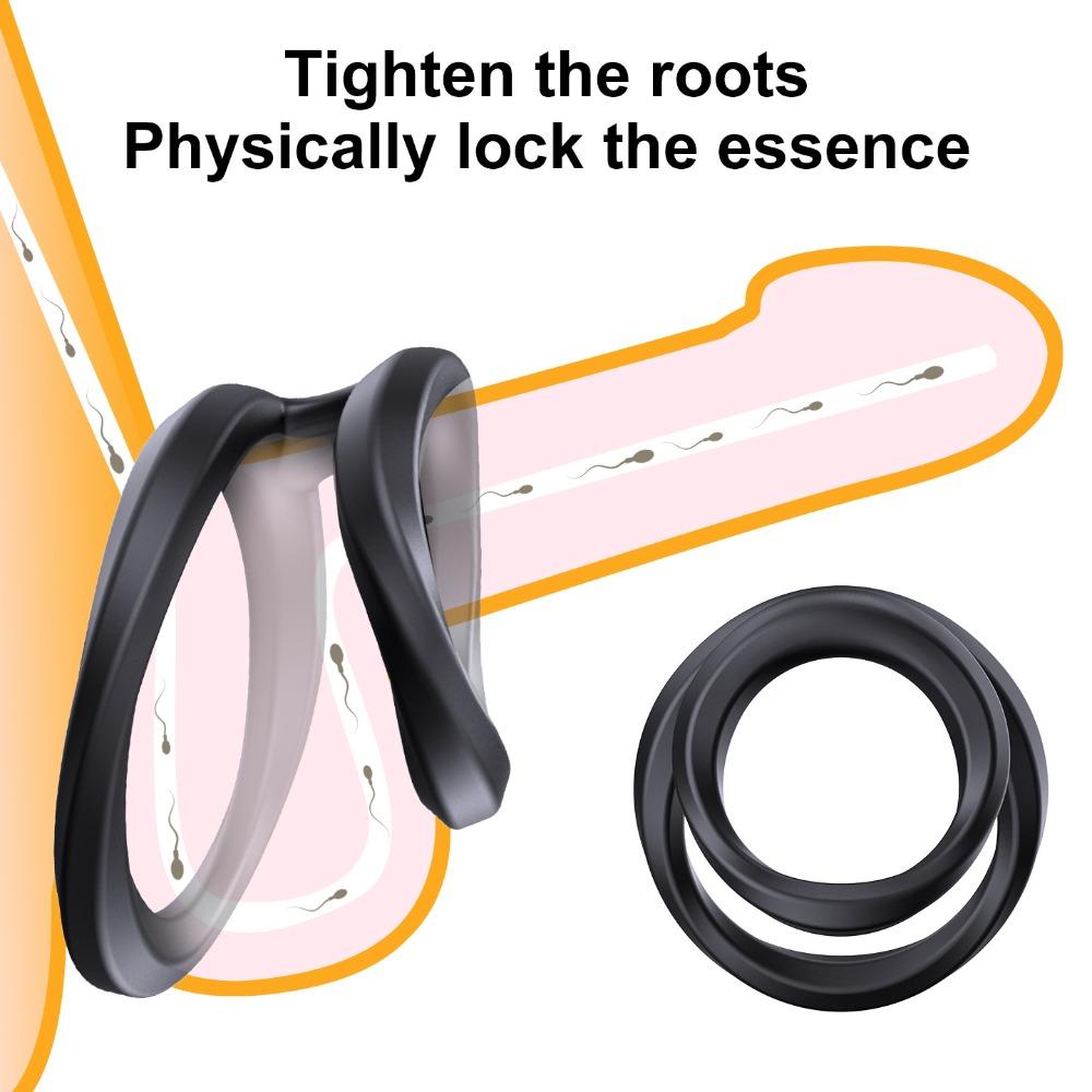 Liquid Silicone Male Penis Ring Delay Ring Soft Silicone Cock Ring Adult Toy For Men