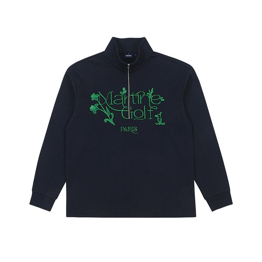 Мужские толстовки Martin Golf с молнией до середины_Темно-синие (Мужчины) Navy/L