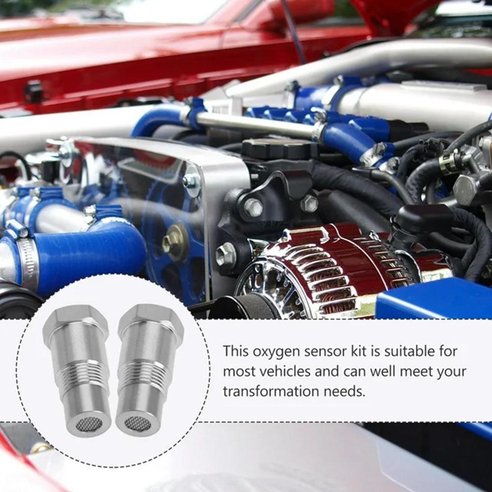 Oxygens Sensor Spacer Adapter M18x1.5 Thread Size Stainless Steel Adapter Parts For Diy Automotive Repair