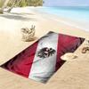 Republik Österreich Print Strandtuch, Großes Weiches Schnelltrocknendes Handtuch für Strand Camping Schwimmen