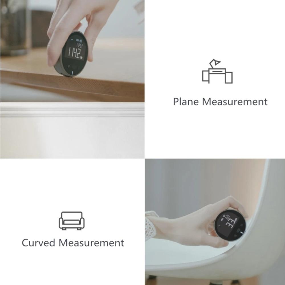 Xiaomi Ең жаңа Youpin DUKA(Атуман) Little Q электронды сызғыш таспасы HD СКД экран ұзақ күту режимінде қайта зарядталатын портативті сызғыш