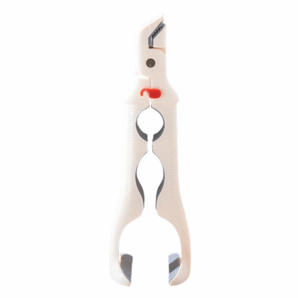 3 in1 Anti Scalding Clip Non-Slip Silicone Handle Anti-hot Bowl Plate Clips Thickened Ergonomic Bottle Cap Remover Kitchen Use